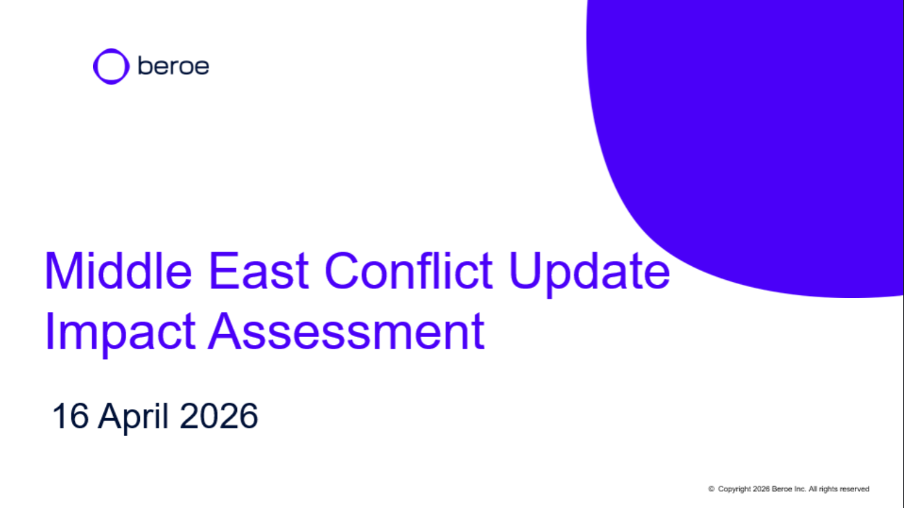 Advisory Update Middle East Conflict Impact Assessment April 2026