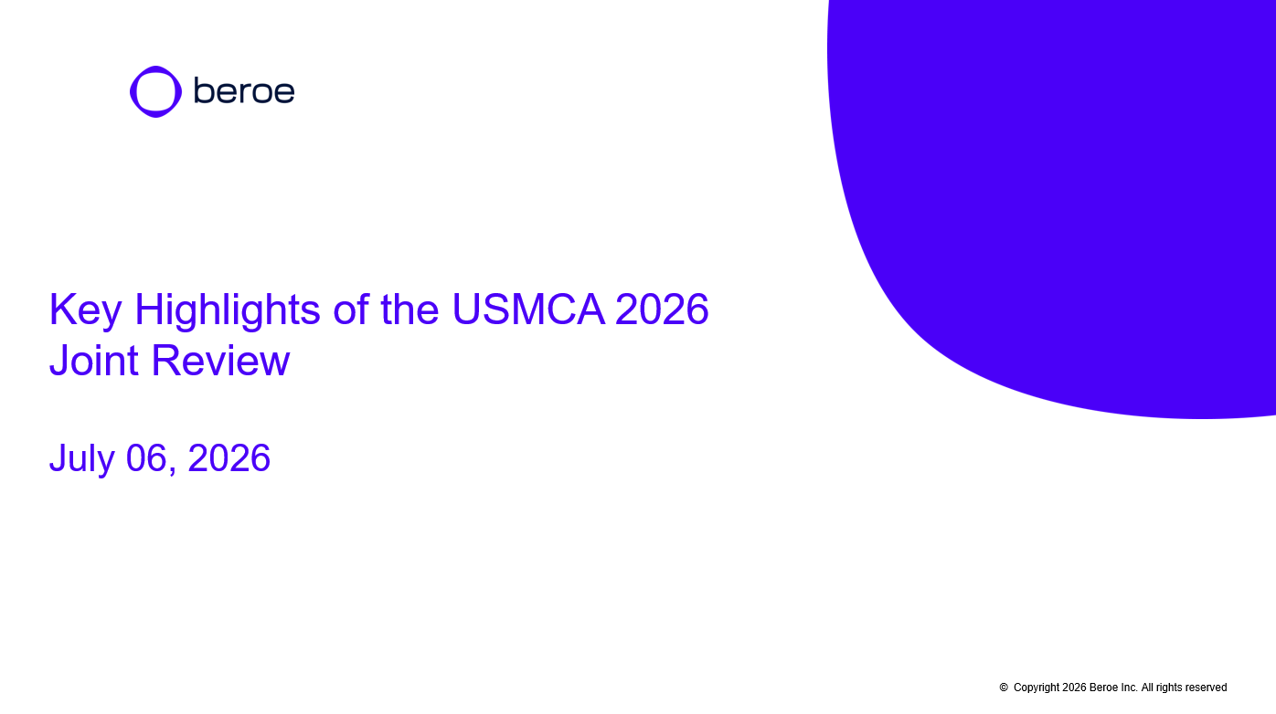 Key Highlights of the USMCA 2026 Joint Review