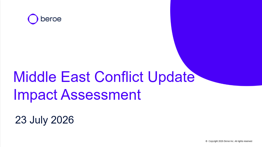 Middle East Conflict Impact Assessment July 2026